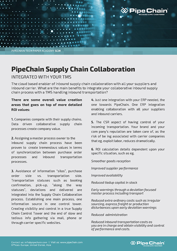 Tech Paper: Order based Collaboration TMS